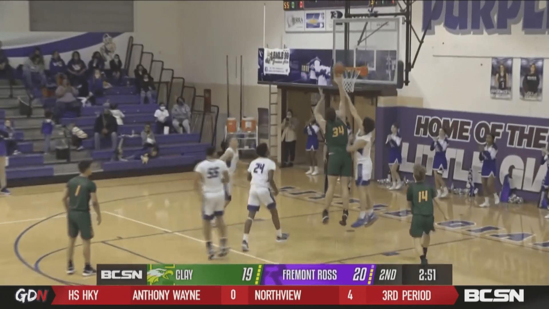 Clay Defeats Fremont Ross To Get First Trac Win Bcsn